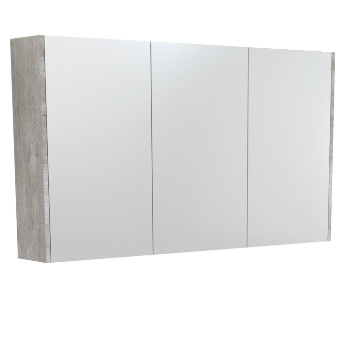 Fienza 1200 Mirror Cabinet With Industrial Side Panels