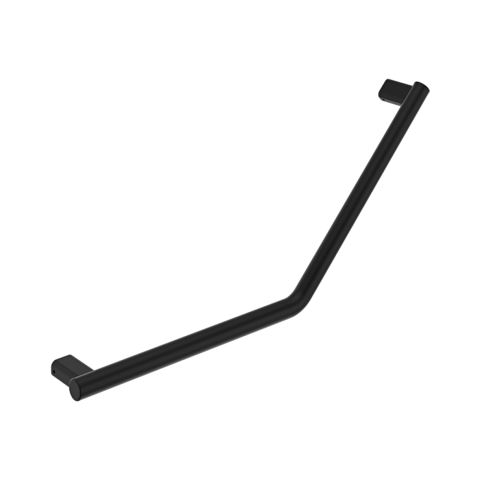 fienza 135° Care Slimline Ambulant Care Reversible Left/Right Hand Rail Matte Black