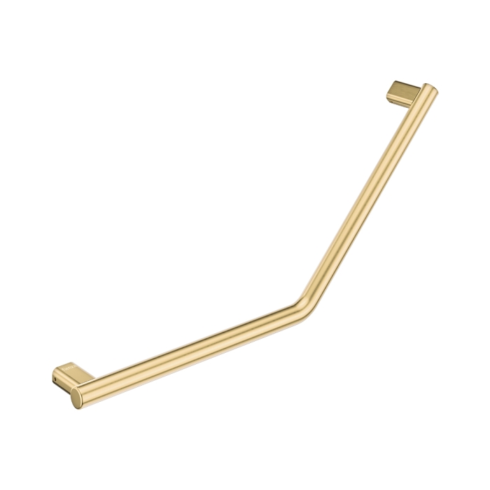 fienza 135° Care Slimline Ambulant Care Reversible Left/Right Hand Rail Urban Brass