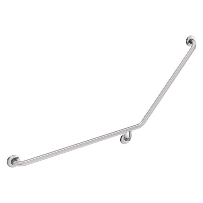 fienza 40° Accessible Care Left-Hand Grab Rail Stainless Steel