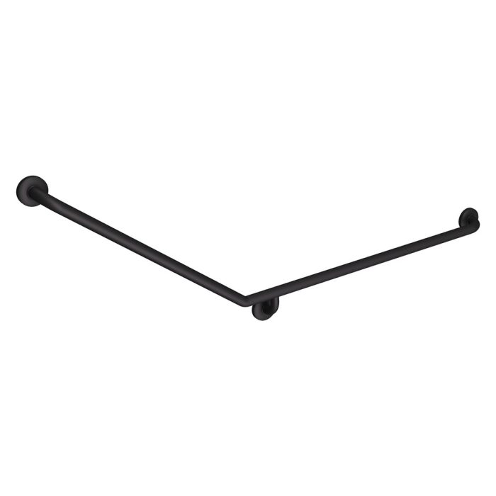 fienza 40° Accessible Care Right-Hand Grab Rail Matte Black