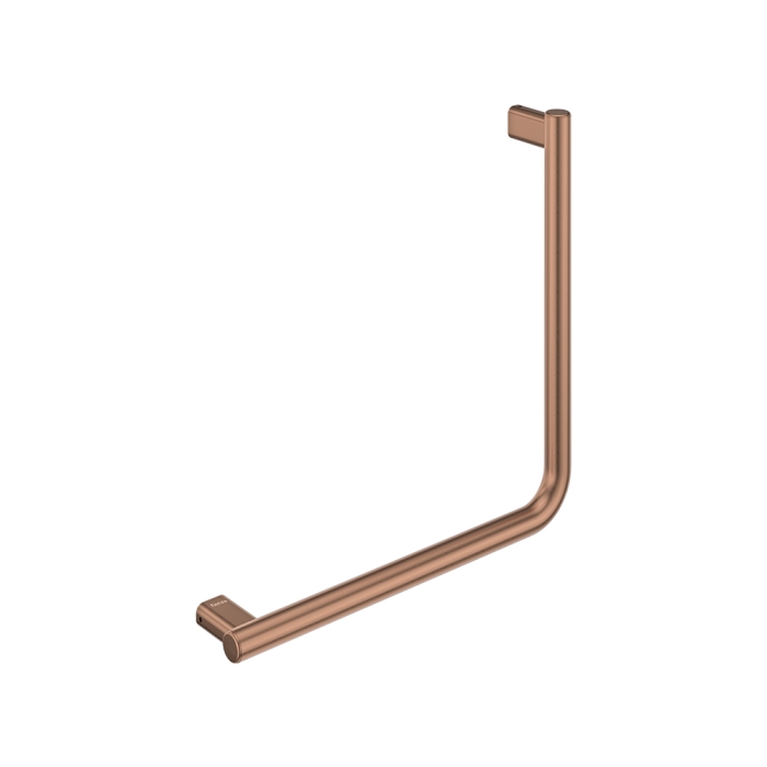 fienza 90° Care Slimline Ambulant Care Hand Grab Rail Brushed Copper