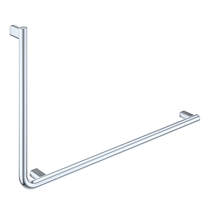 fienza 90° Care Slimline Right-Hand Grab Rail Stainless Steel