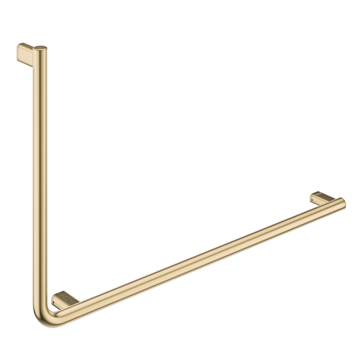 fienza 90° Care Slimline Right-Hand Rail Urban Brass