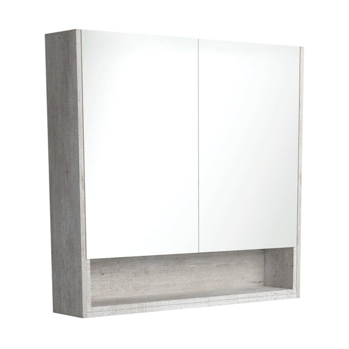 fienza 900 Mirror Cabinet with Display Shelf Industrial