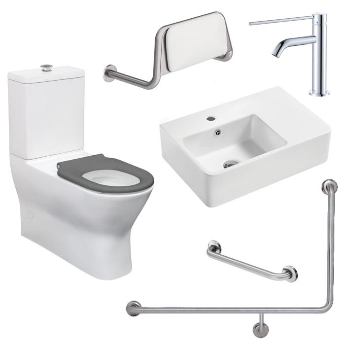 fienza Accessible Delta Care Kit with Right-Hand 90° Rail