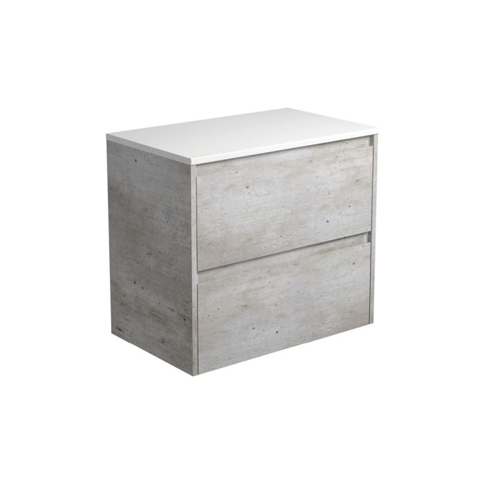 fienza Amato Industrial 750 Wall-Hung Cabinet Industrial Panels