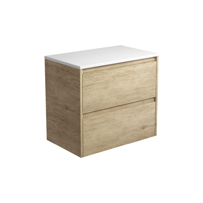 Fienza Amato Scandi Oak 750 Wall-Hung Cabinet Scandi Oak Panels