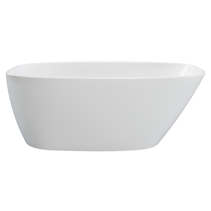fienza Athenia Freestanding Acrylic Bath with Overflow 1700mm