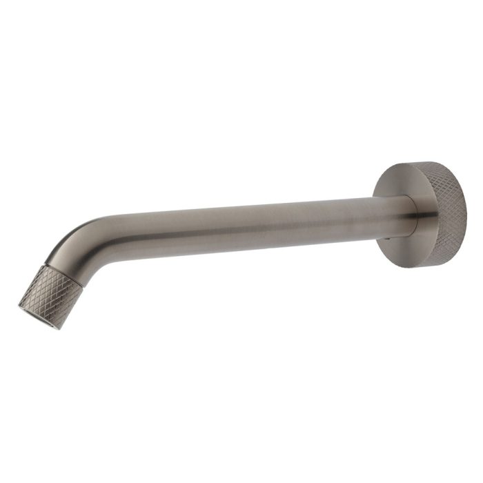 fienza Axle 220 mm Basin/Bath Outlet Brushed Nickel