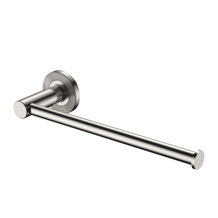 fienza Axle Hand Towel Rail/Roll Holder Brushed Nickel