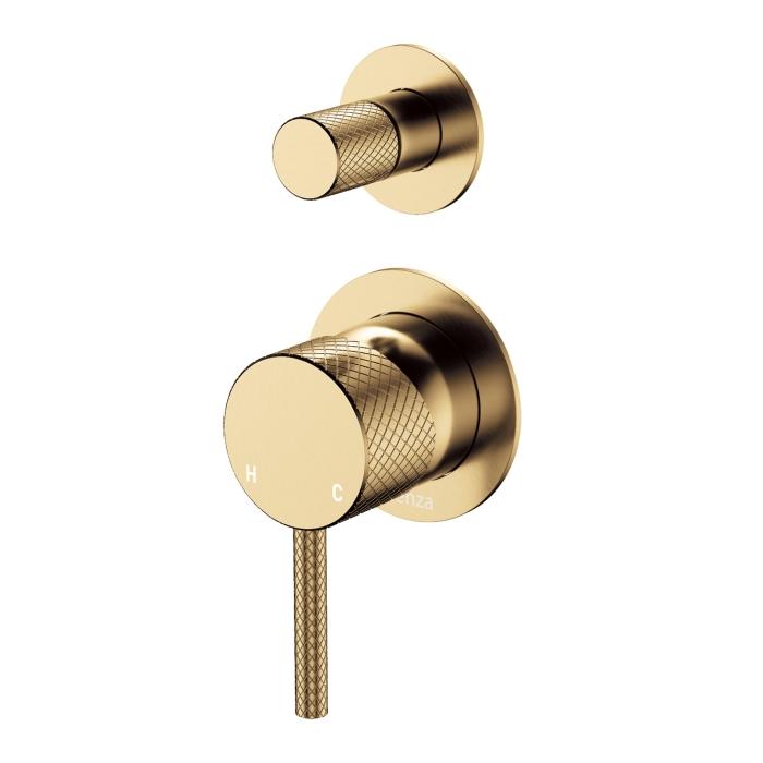 fienza Axle Wall Diverter Mixer Small Round Plates Urban Brass fienza Axle Wall Diverter Mixer Small Round Plates Urban Brass
