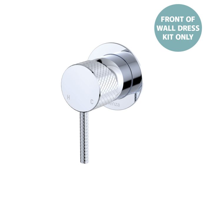 fienza Axle Wall Mixer Dress Kit Small Round Plate Chrome