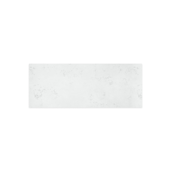 Fienza Bianco Marble Silica Free Stone Top Rectangular Full Depth 1200mm