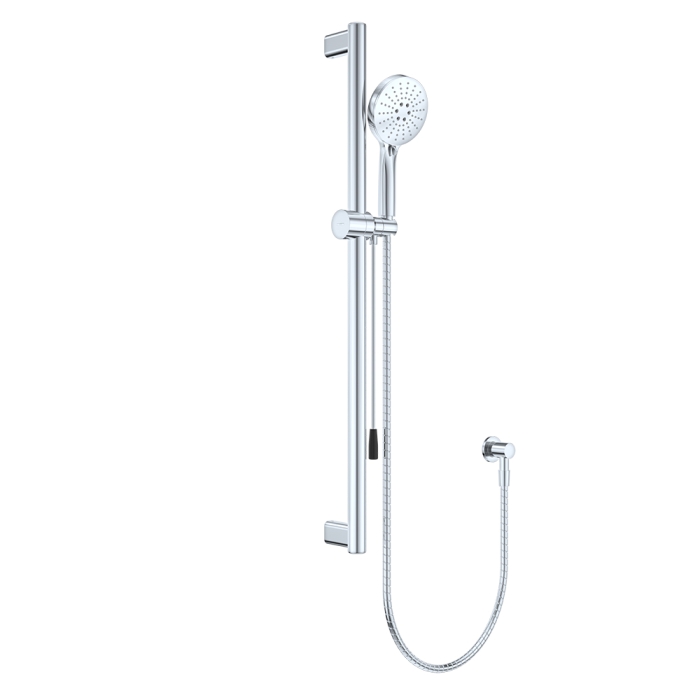 fienza Care Rail Shower with Push/Pull Slider Chrome