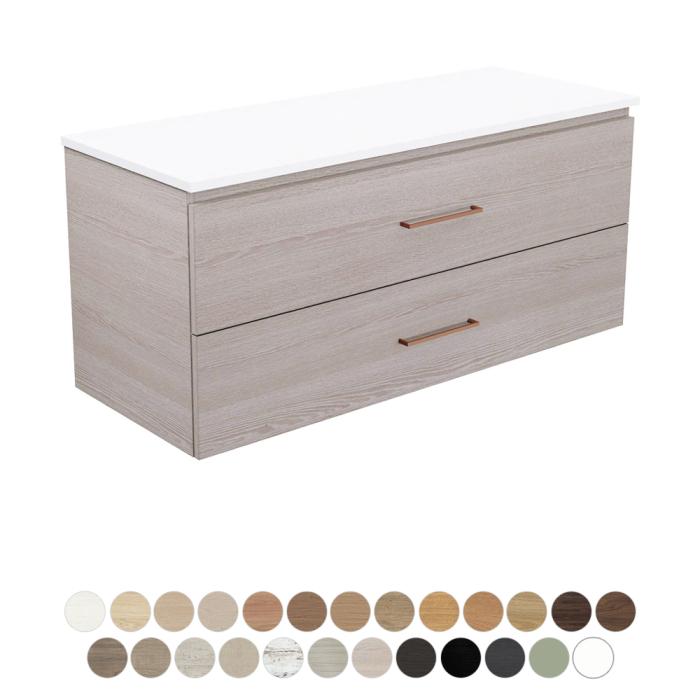 fienza Carmen All Drawer 1200 Single Bowl Wall Hung Vanity