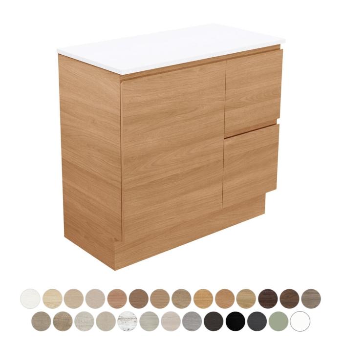 Fienza Carmen Door & Drawer 900 Floor Standing Vanity