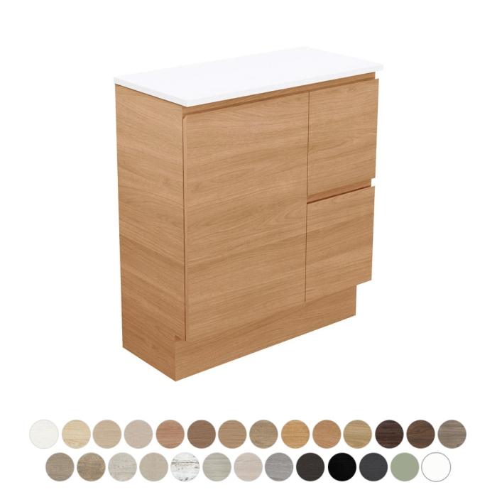 Fienza Carmen Ensuite Door & Drawer 750 Floor Standing Vanity