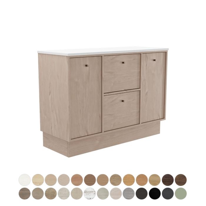 fienza Cierra 1200 Single Bowl Floor Standing Vanity