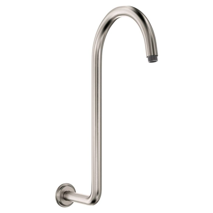 fienza Classical Fixed Swan-Neck Arm Brushed Nickel