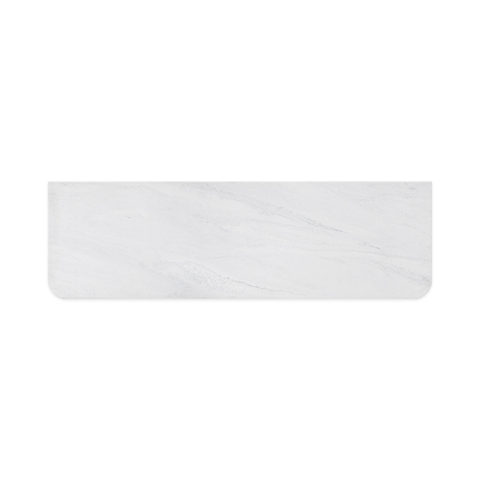 fienza Cloudburst Solid Surface Top Curved Full Depth 1500mm