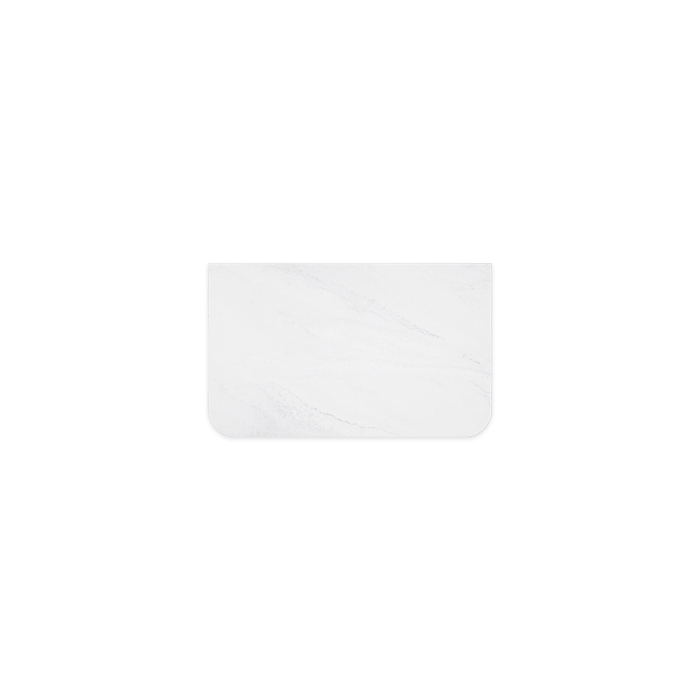 Fienza Cloudburst Solid Surface Top Curved Full Depth 750mm