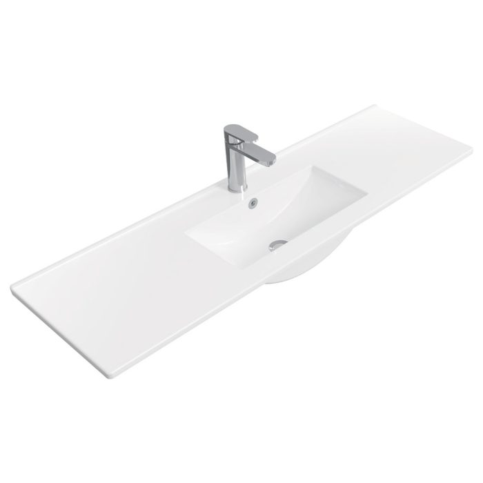 fienza Delgado Ensuite Depth Ceramic Basin Top 1200