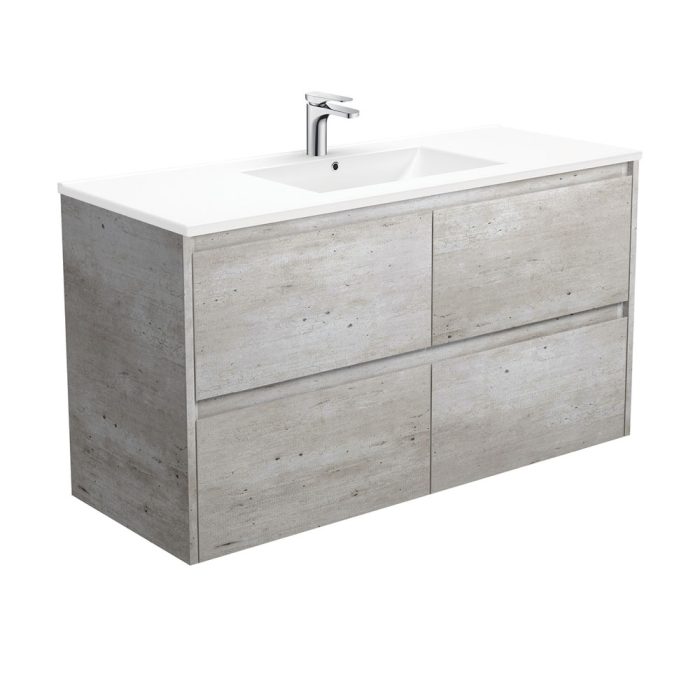 fienza Dolce Amato 1200 Industrial Wall-Hung Vanity