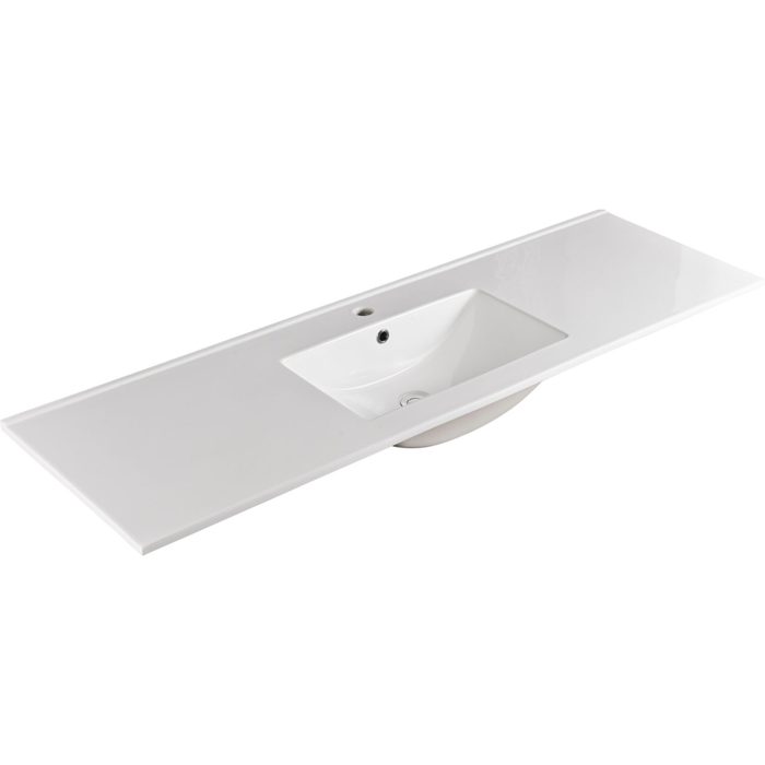 fienza Dolce Full Depth Single Bowl Ceramic Basin Top 1500