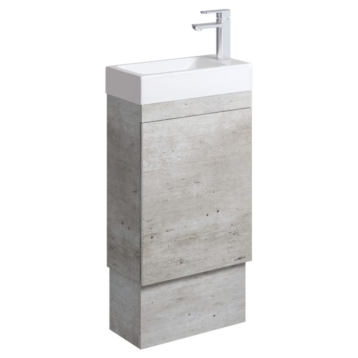 Fienza Edge 450 Ensuite Vanity On Kickboard No Overflow Industrial