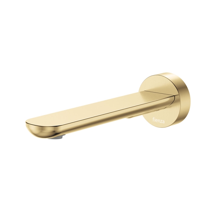 fienza Empire Slim Basin/Bath Outlet Round Plate 180mm Urban Brass