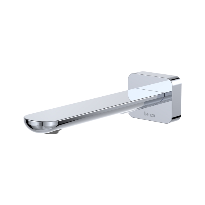 fienza Empire Slim Basin/Bath Outlet Square Plate 180mm Chrome