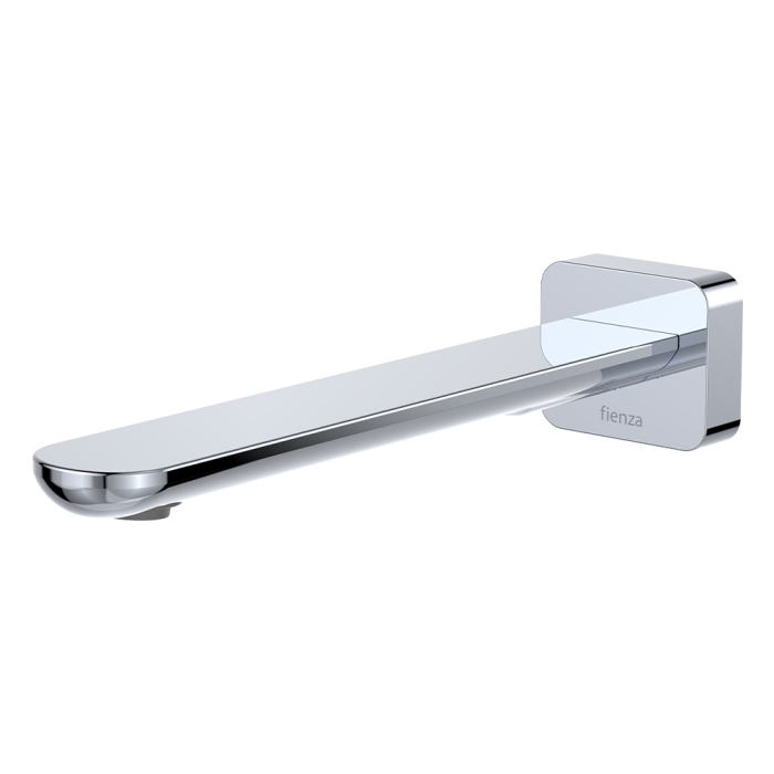fienza Empire Slim Basin/Bath Outlet Square Plate 220mm Chrome