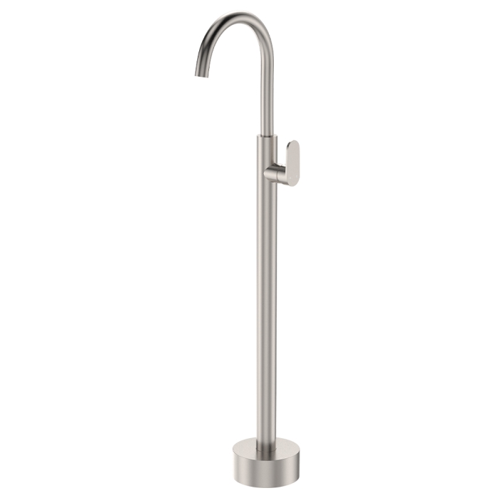 fienza Empire Slim Floor Mounted Basin/Bath Mixer Brushed Nickel fienza Empire Slim Floor Mounted Basin/Bath Mixer Brushed Nickel