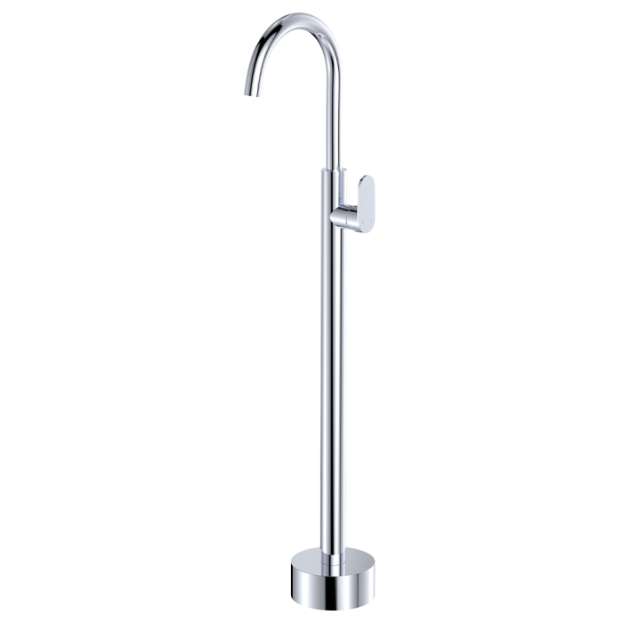 fienza Empire Slim Floor Mounted Basin/Bath Mixer Chrome fienza Empire Slim Floor Mounted Basin/Bath Mixer Chrome
