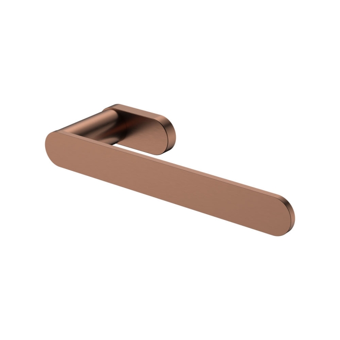 fienza Empire Slim Hand Towel Holder Brushed Copper