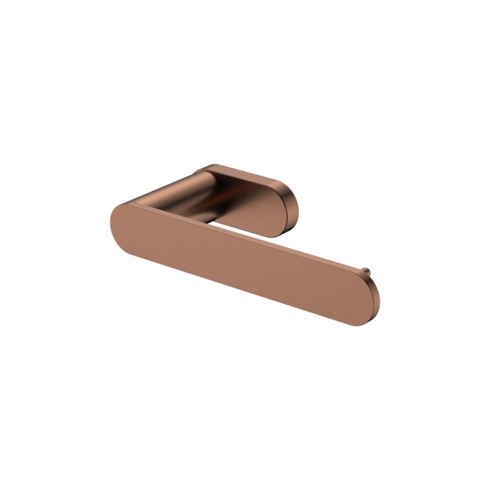 fienza Empire Slim Toilet Roll Holder Brushed Copper