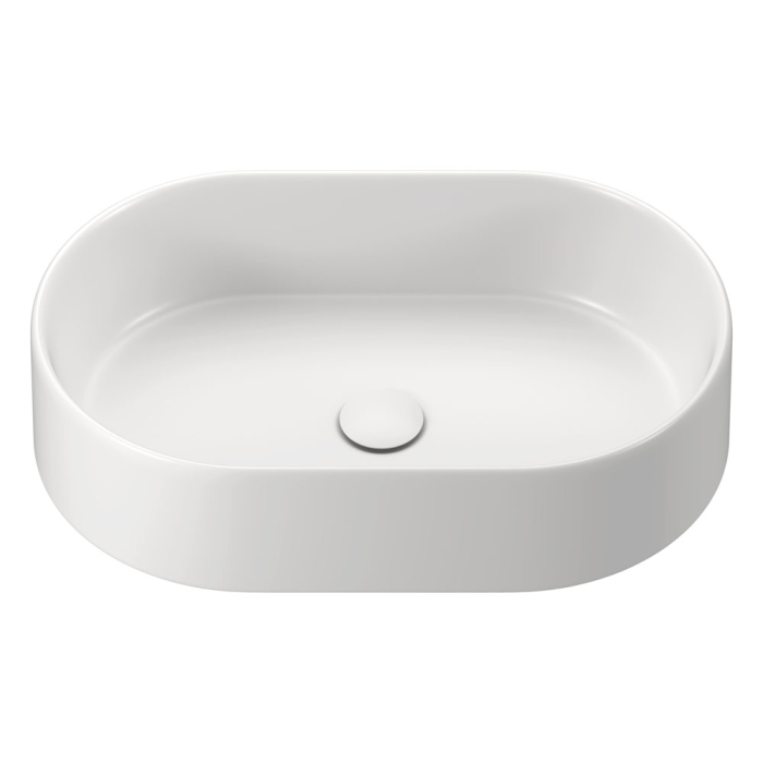 fienza Aluca Pill Above Counter Basin Matte White