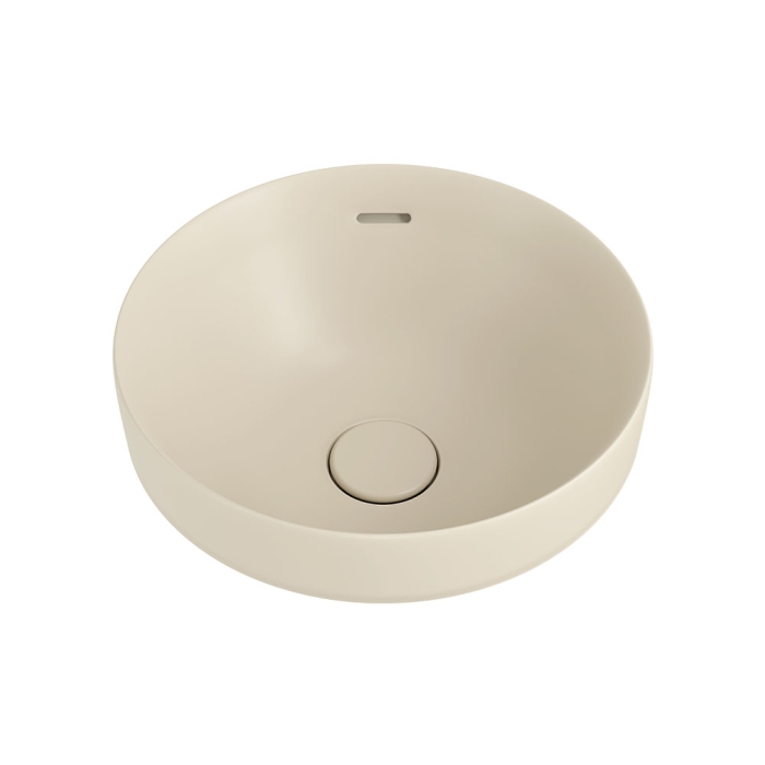 fienza Aluca Round Semi-Inset Basin Matte Khaki