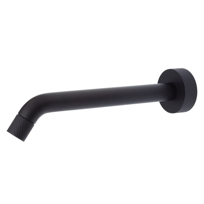fienza Axle 220 mm Basin/Bath Outlet Matte Black