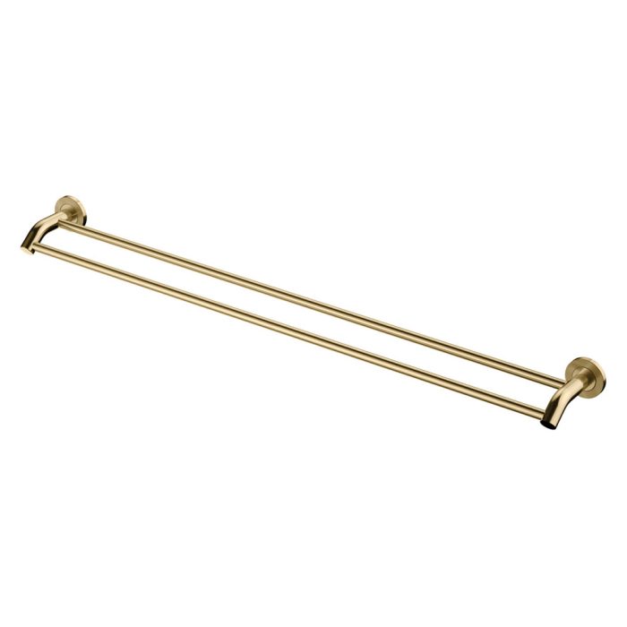 fienza Axle 900mm Double Towel Rail Urban Brass