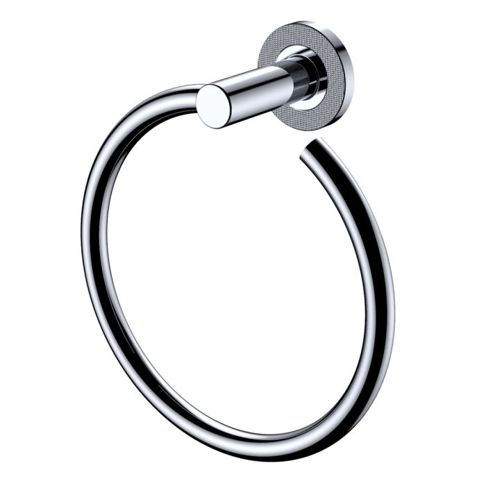fienza Axle Hand Towel Ring Chrome