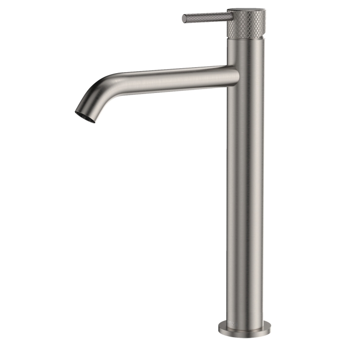 fienza Axle Tall Basin Mixer Brushed Nickel fienza Axle Tall Basin Mixer Brushed Nickel