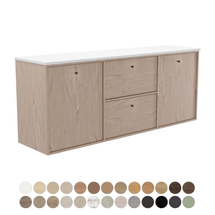 fienza Cierra 1800 Single Bowl Wall Hung Vanity