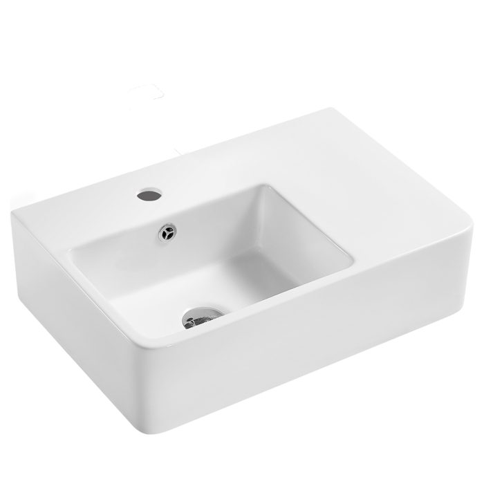 fienza Delta Care Left-Hand Wall Basin