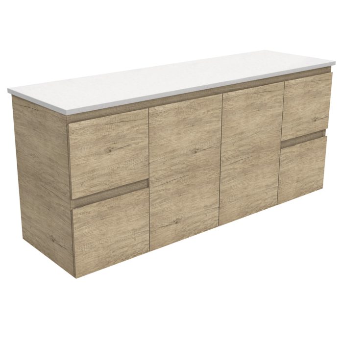 fienza Edge Scandi Oak 1500 Wall-Hung Cabinet