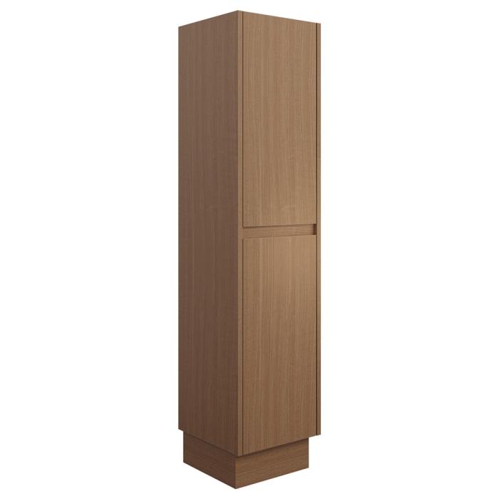 Fienza Edge Walnut Tallboy On Kick