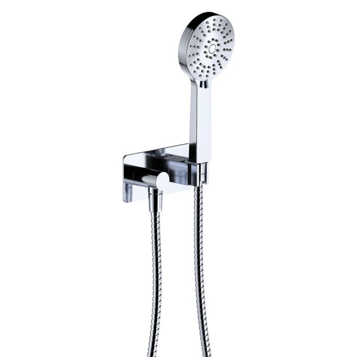 fienza Empire Hand Shower Rectangular Plate Chrome