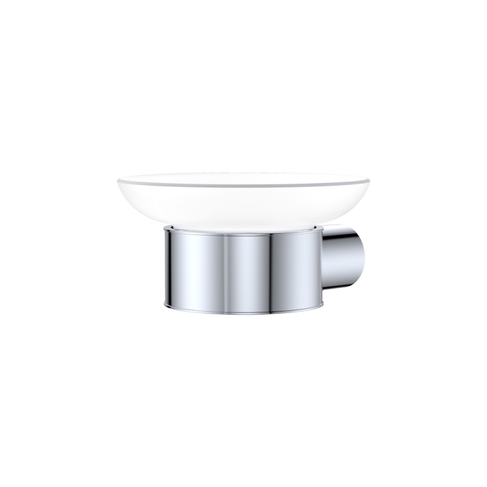 fienza Empire Slim Glass Soap Dish Chrome