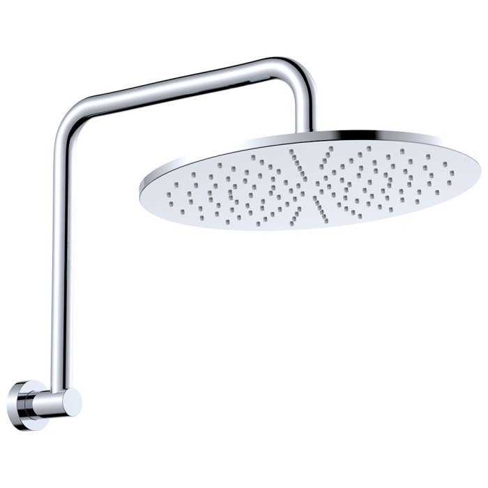 fienza Empire Slim Gooseneck Shower Arm Set Chrome